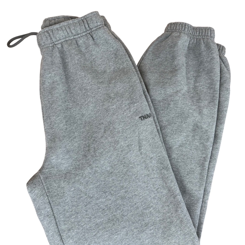TNA Aritzia Gray Sweatfleece Megafit Elastic Waist Drawstring Womens 2XS‎